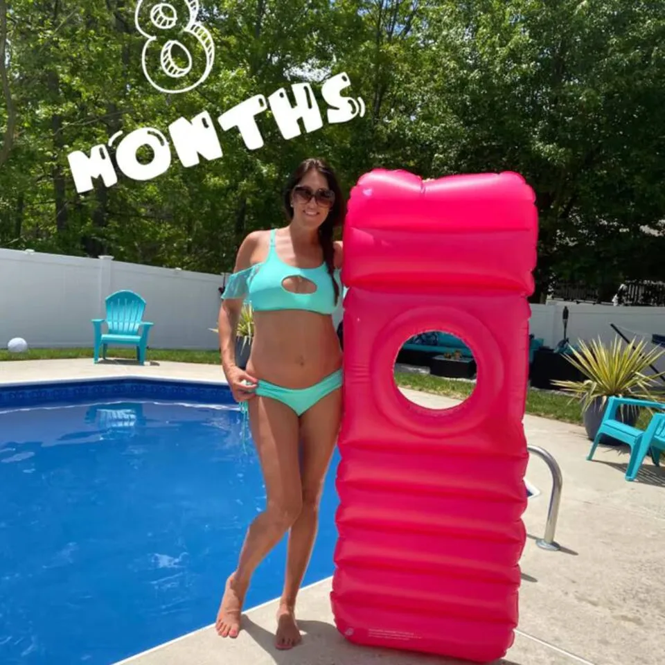 Stomach Sleeping Prenatal Massage Belly Pregnancy Yoga Pregnancy Air Mattress Inflatable Pregnancy Pillow With Belly Hole Hot