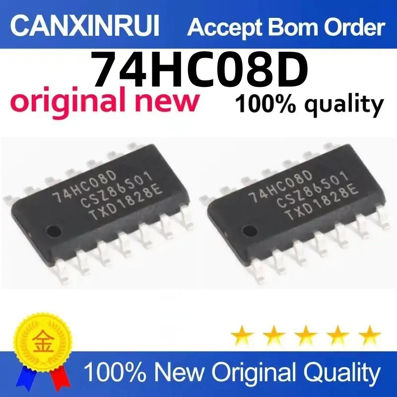 

（100 pieces）74HC08 74 HC08D Chip SOP14 4 2 Input and Gate Logic Chip