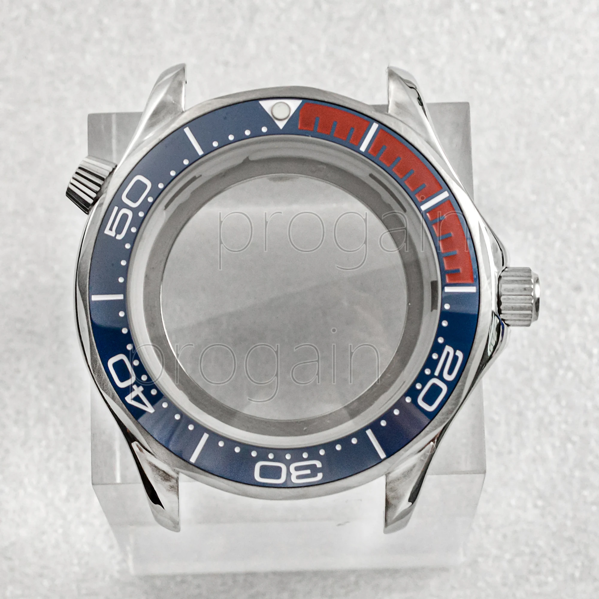 

NH35 Watch Case Stainless Steel Watchcase Sapphire Glass fit NH35 NH36 Automatic Movement For Seamaster 300 Watchcase Parts