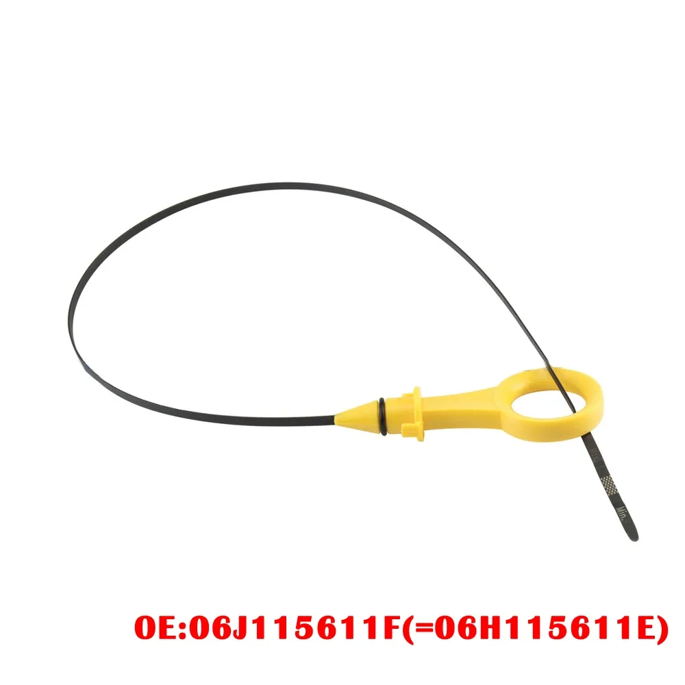 1Pc Yellow Car Engine Oil Dipstick Auto Accessory for Audi A4 A5 2.0T 06H115611E 2009 2010 2011 2012 2013 2014 2015 2016 2017