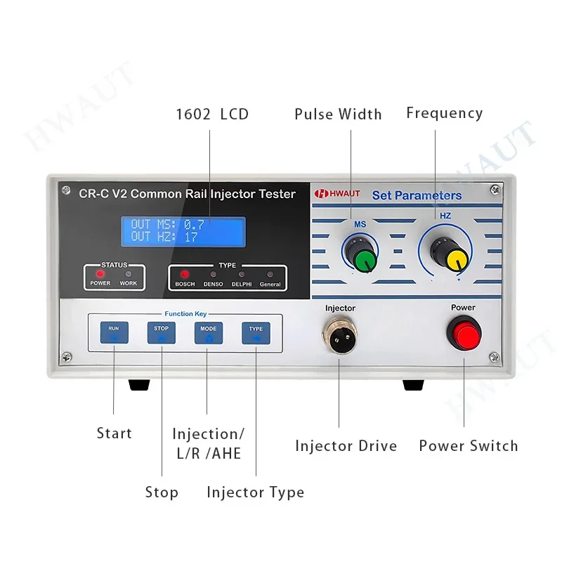 Multifunktions CR-C Diesel Common Rail Elektronische Injektor Tester Und S60H Düse Validator Test Diagnose Tool Kit Für Siemens