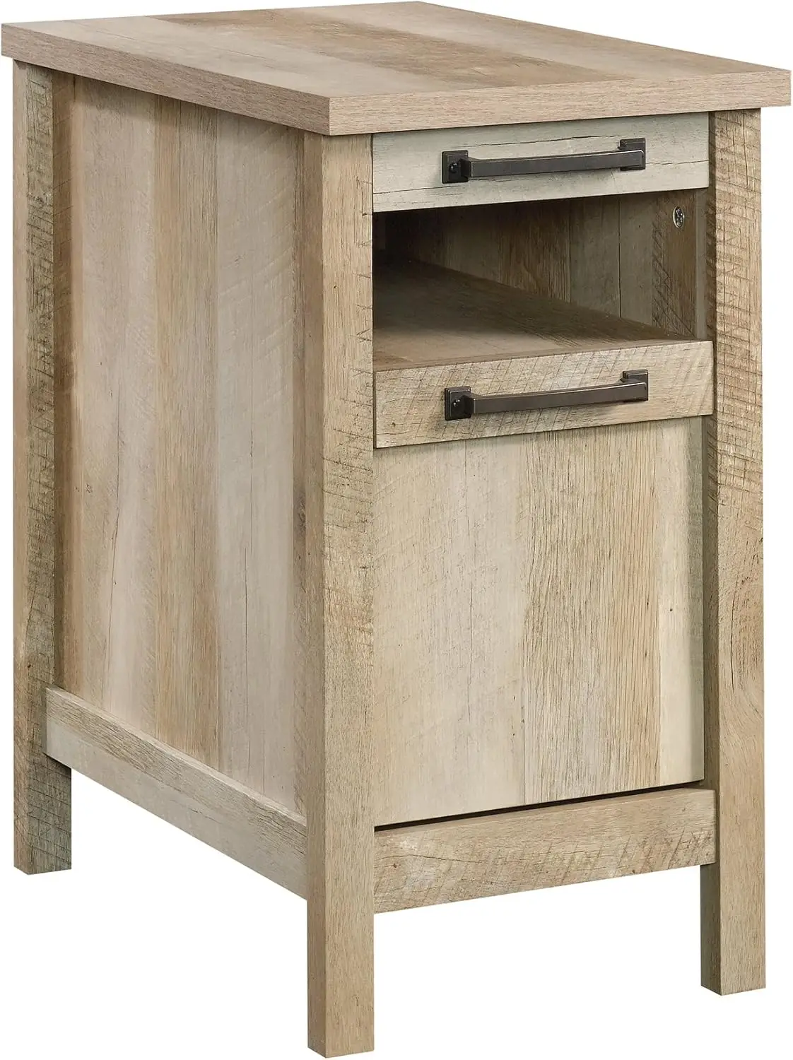 

Cannery Bridge Narrow Side, Nightstand, End Table, L: 14.37" x W: 22.44" x H: 25.79", Lintel Oak