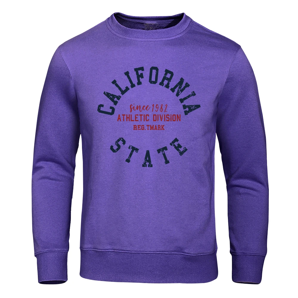 Since 1982 California State Street Letter Hoodie Men Retro Fashion Top Funny Pullover Clothing Novelty Graphic Hoodies Men\'S