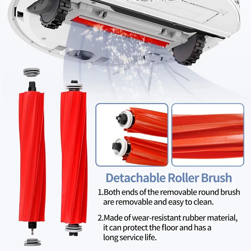 로보락 울트라 진공 청소기용 메인 사이드 브러시 헤파 필터 걸레 천 패드, S7, S7 +, S7 Maxv, S7 Maxv Plus, S7 Maxv