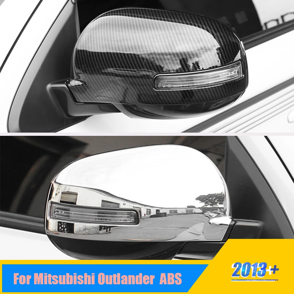 ABS Chrome For Mitsubishi Outlander 2013 2014 2015 2016 2017 2018 Rear view Mirror cover side mirror special modified cover trim