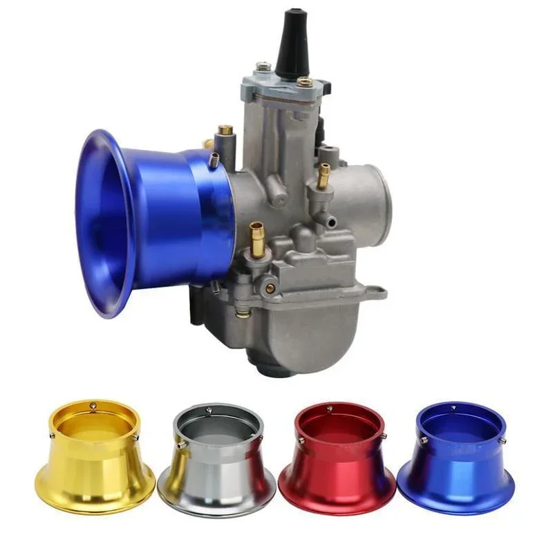 55MM Carburetor Intake Air Filter Wind Horn Cup CNC Carb Funnel Trumpet For PWK32/34mm Motorcycle Dirt Bike Quad D7YA