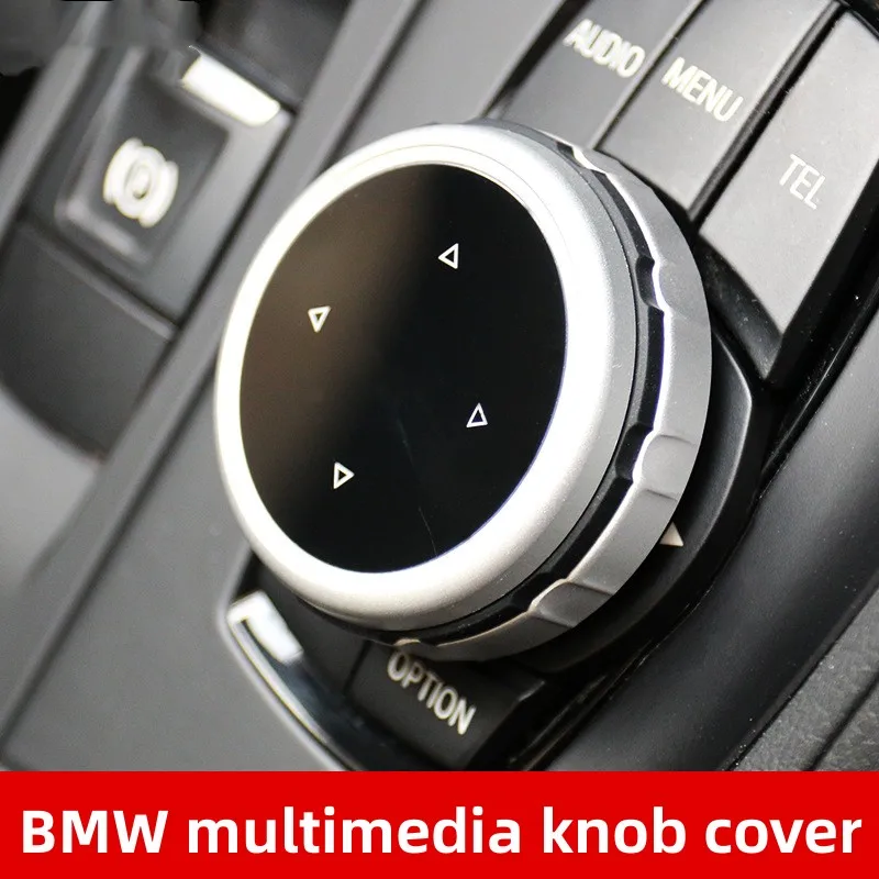 For BMW1 2 3 5 7Series X1 x2 x3 x5 x6 Car Accessories Multimedia Button Cover Knob Frame Trim NBT Controller iDrive Black Button