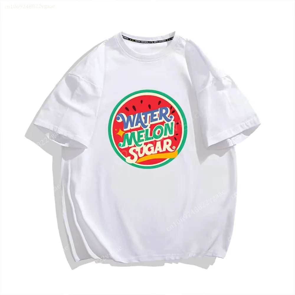 Summer Korean Drama Watermelon Sugar T Shirt Men Women Cotton Short Sleeve Choi Hyun Wook Hip Hop Kpop Raper Twinkling Shining
