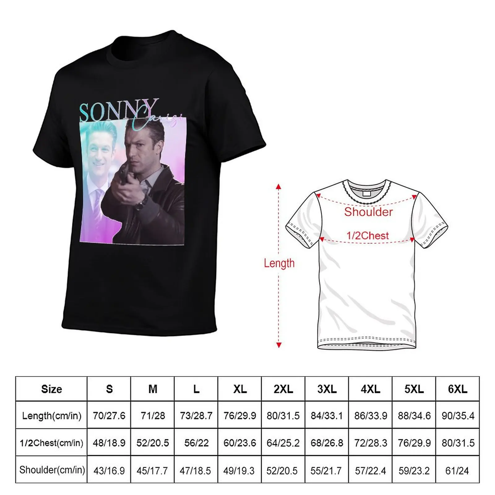 Law & Order SVU Sonny Carisi - Retro T Shirt T-Shirt cute clothes cute tops heavyweights mens graphic t-shirts