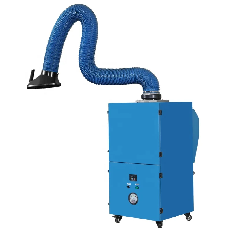 

Mobile Welding Fume Extractor - 360° Flexible Suction Arm High Efficiency Smoke Purifier
