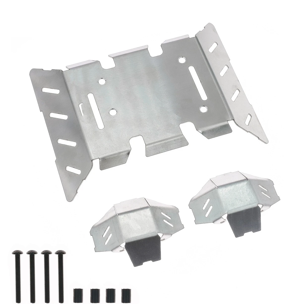 Metall Edelstahl Chassis Armor Guard Schutz Schutz Unterfahrschutz für Axial AXP8 Gilamon 1/8 RC Auto Upgrade Teile