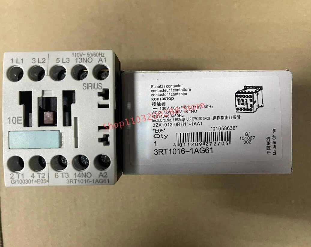 

1PCS Brand 3RT1016-1AG61 3ZX1012-0RH11-1AA1 PLC Module New In Box 3RT10161AG61