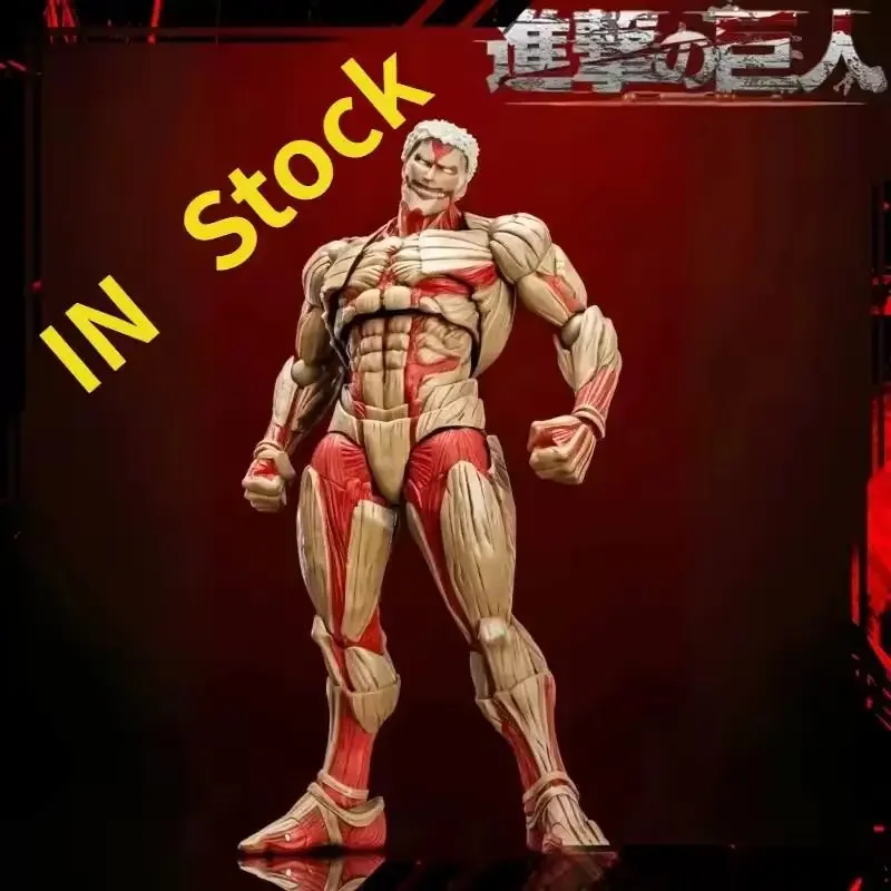 

IN stock NEW Revoltech AMAZING YAMAGUCHI Attack on Titan Eren Jaeger Armored Titan Female Titan Action Figures Model Toy