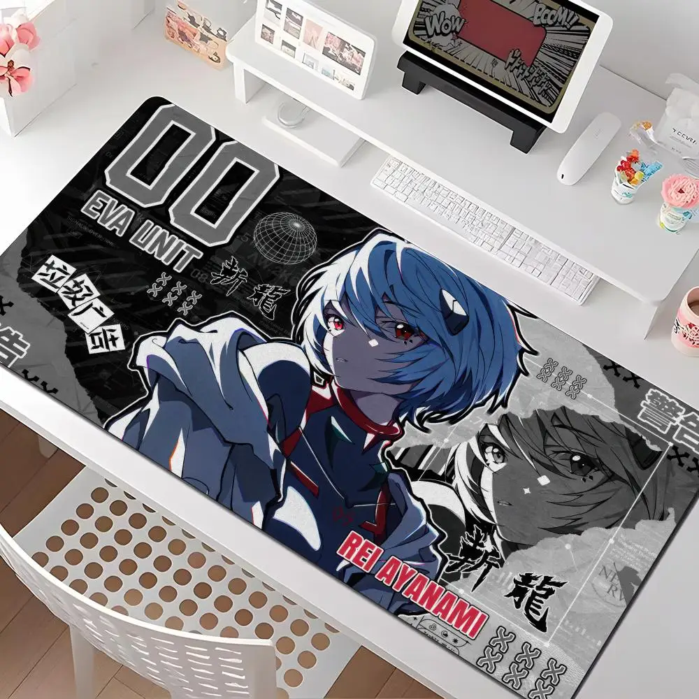 

Anime R-Rei AyanamiES Mouse Pad Multiple Sizes Large Square Computer Office Game Table Mats Rubber Anti-slip Mousepads