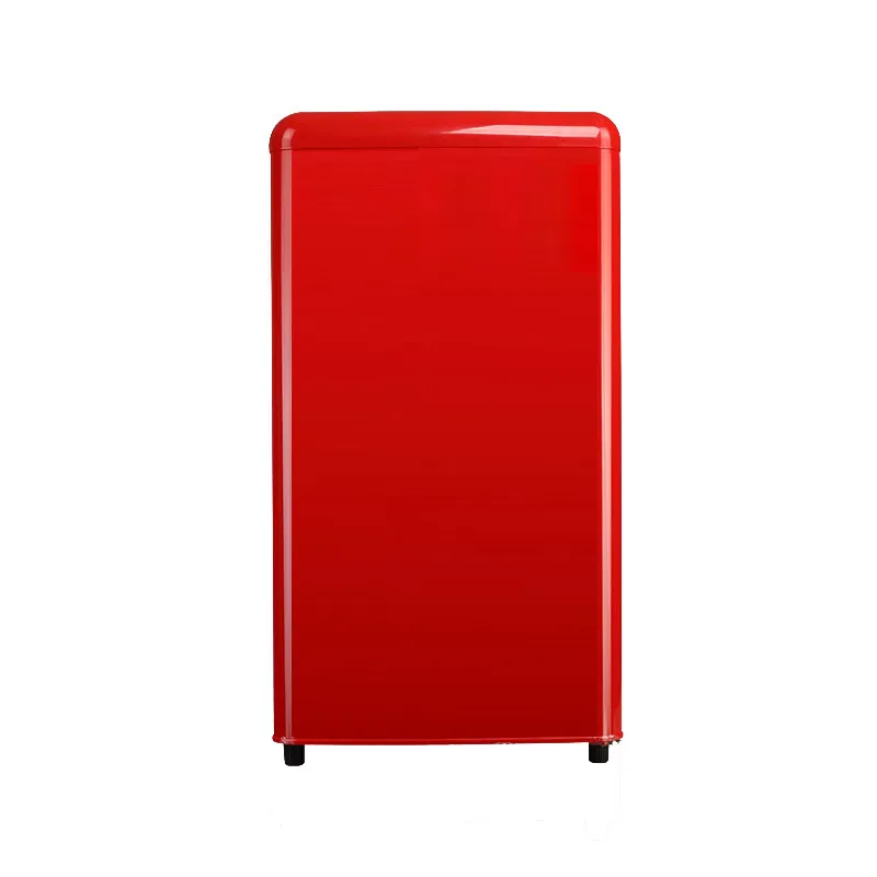 

Полностью автоматический мини-холодильник для дома, белый, 60 л, с функцией автоматической разморозки, полностью замороженный, в ретро-стиле