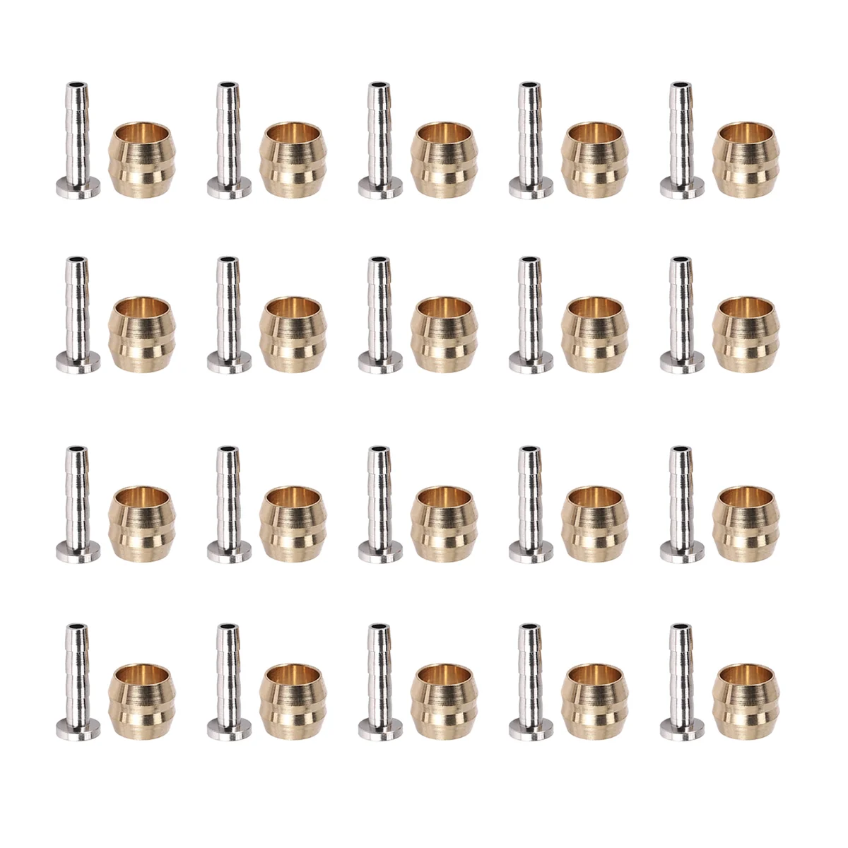 A03V 20 шт. велосипедный тормоз, оливковая латунь, комплект соединительных вставок для шланга гидравлического дискового тормоза Shimano BH90, 1