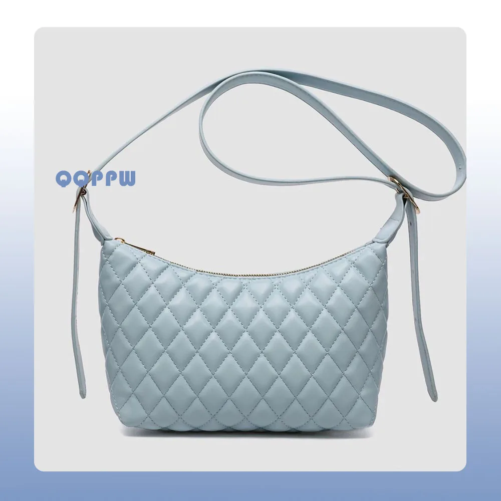

Women's bag new diamond lattice small fragrance fashion armpit bag large capacity one-shoulder crossbody bag for women