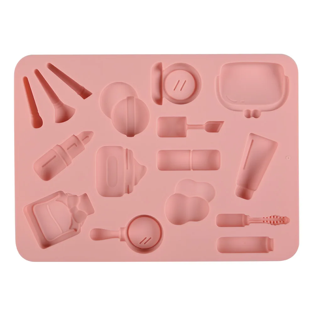 DIY Makeup Silicone Mold Lipstick Fondant Cake Decorating Tools Chocolate Baking Molds Cake Accessoriess Silicone Cake Moulds