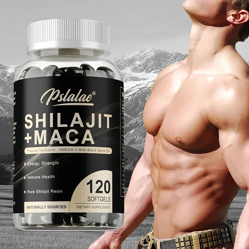 

Shilajit + капсулы маки — содержит черное масло семян, чтобы поддерживать иммунитет и здоровье почек, повышает метаболизм — 120 капсул