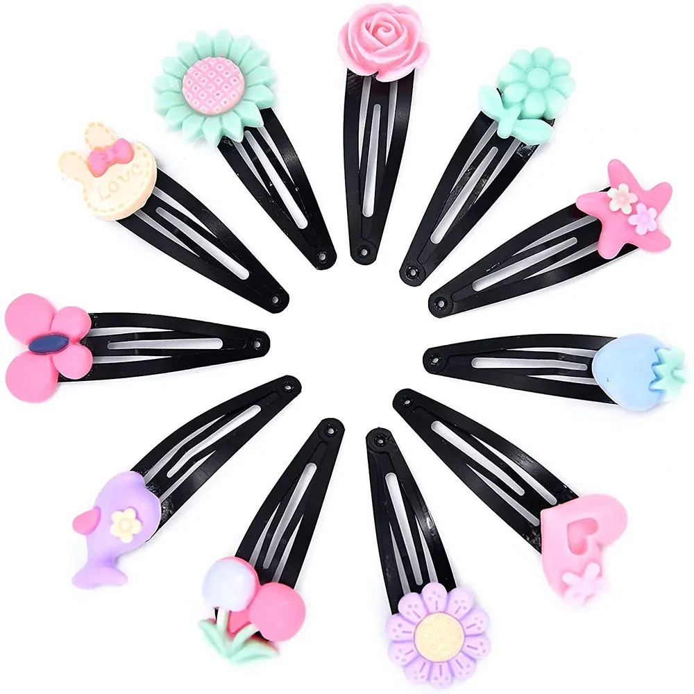 20pcs 3D Candy Color Resin Flower Bow Fruit Animal Flatback Button Cabochon for DIY Hair Clip Headband Hairpins Embelishments