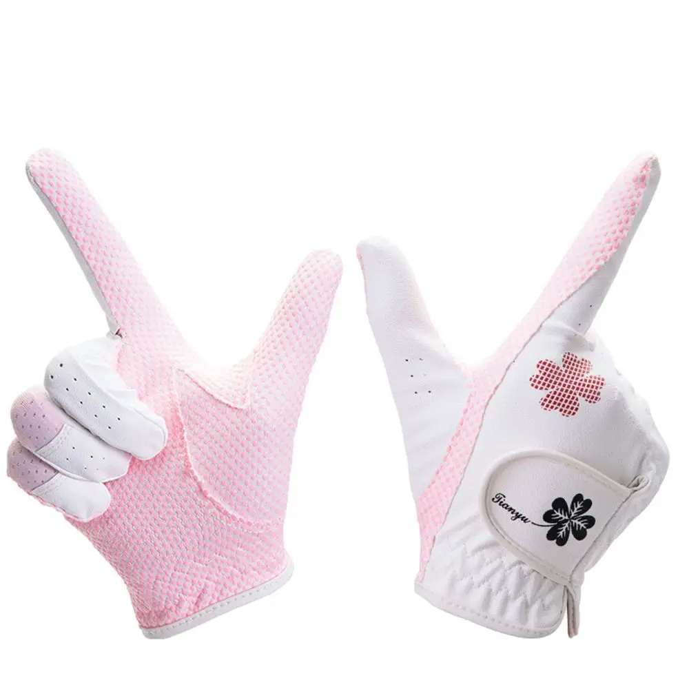 

for Golf Lovers Breathable Women's Golf Gloves Wear Resistant Non-slip Sport Gloves Durable Comfort Golf Mittens Palm Protection