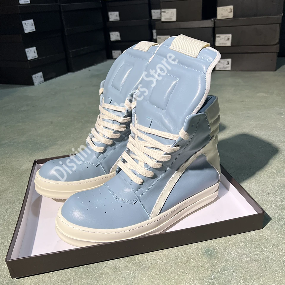 Colorful Leather Inverted Triangle Shoes Classic Casual Men's Shoes Luxury Women's Zipper Sneakers  Fashion High Street Shoes
