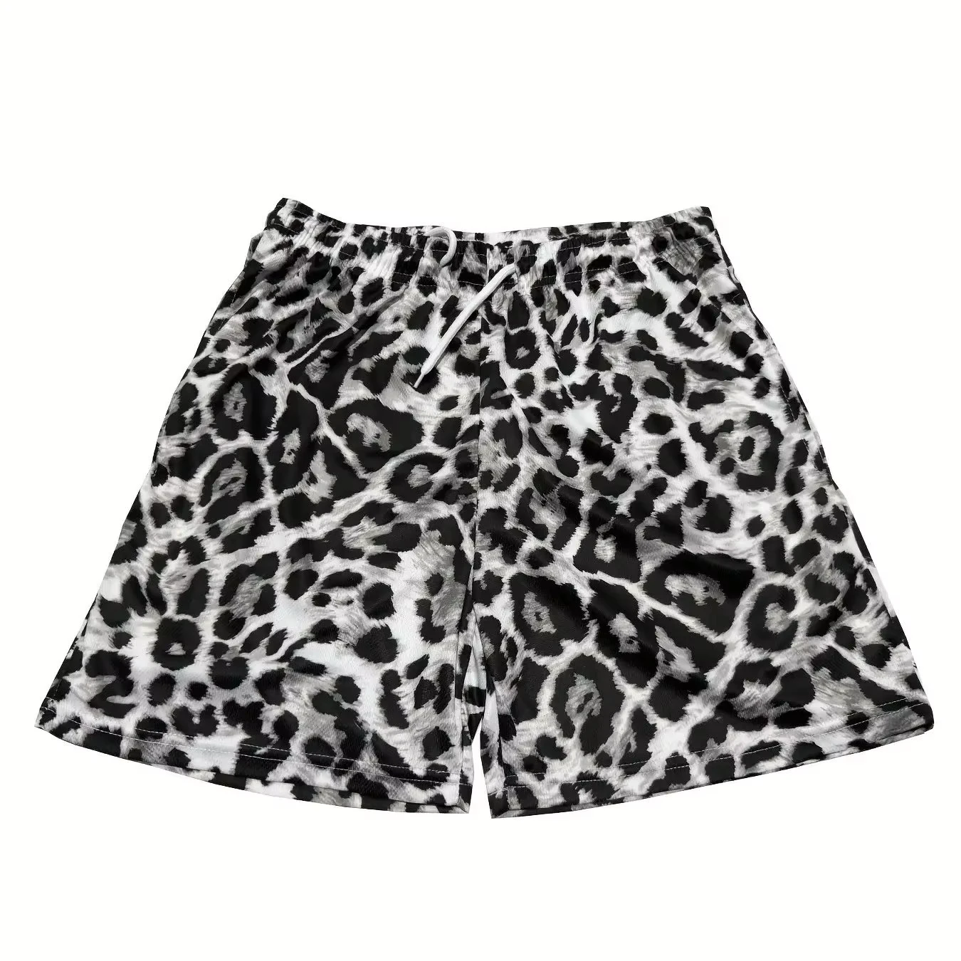 Summer 2026 New Men's 3D Print Drawstring Shorts Y2K Oversized Casual Shorts Suitable for Daily And