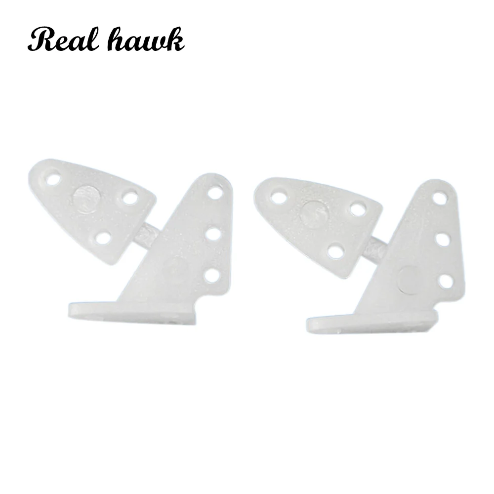 20 Pcs Nylon Pin Horn/ Zip Horns Without Screws 3 Hole/4 Hole RC Airplanes Parts Electric Planes Foam Model Accessories