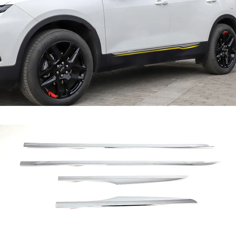 4pcs for Chevrolet Blazer 2020 Body Moulding Door Edge Strip Door Decoration