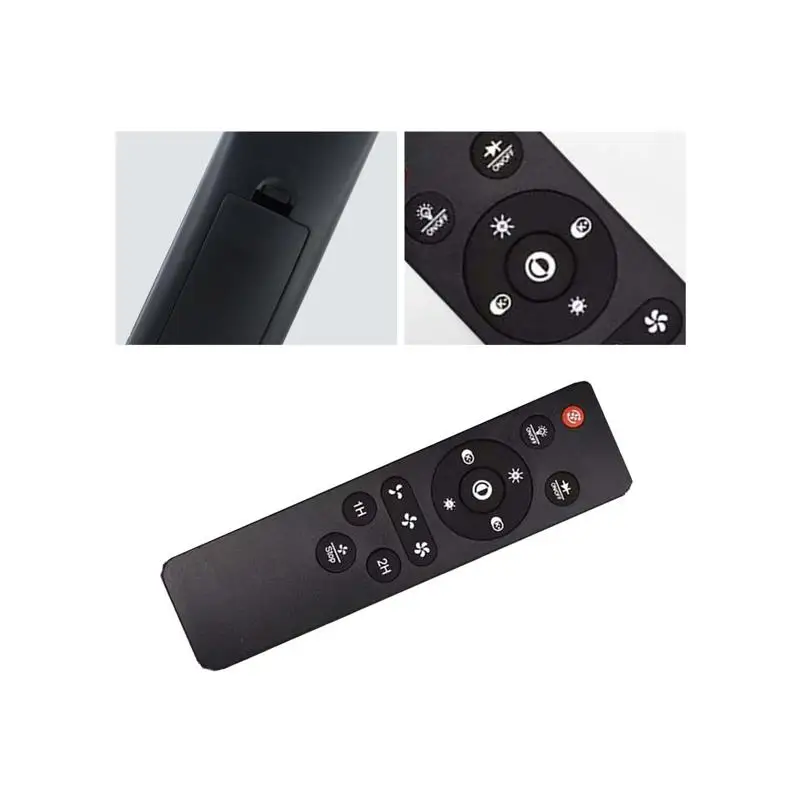 พัดลมเพดานแบบติดเพดานไร้ใบพัดพร้อมรีโมทคอนโทรลเพื่อการใช้งานที่ง่ายดาย