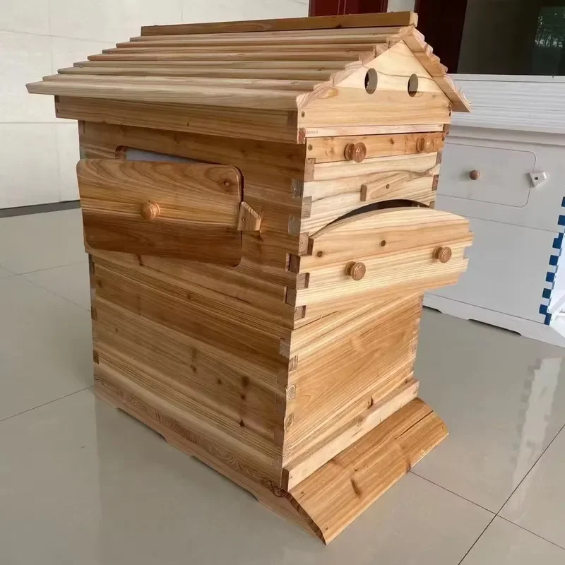 2025 Hot New Automatic Bee Hive for Sale Wooden Auto Beehive Factory Supply Best Price Automatic Hive