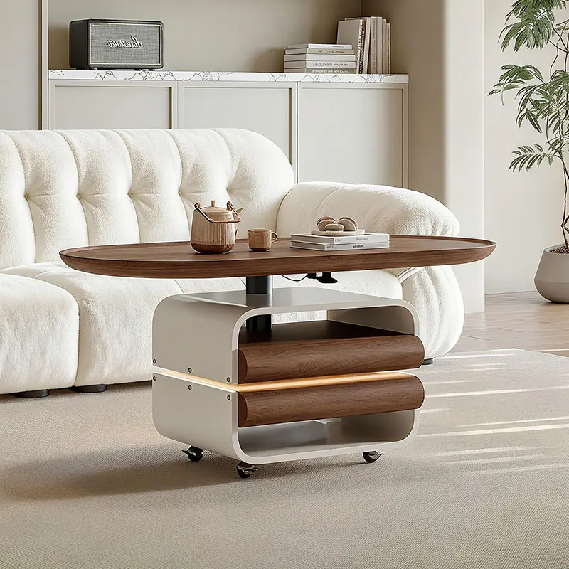 

Japanese Japandi Coffee Table Decor European Storage Nordic Coffee Table Luxury Vintage Muebles Para El Hogar Home Furniture