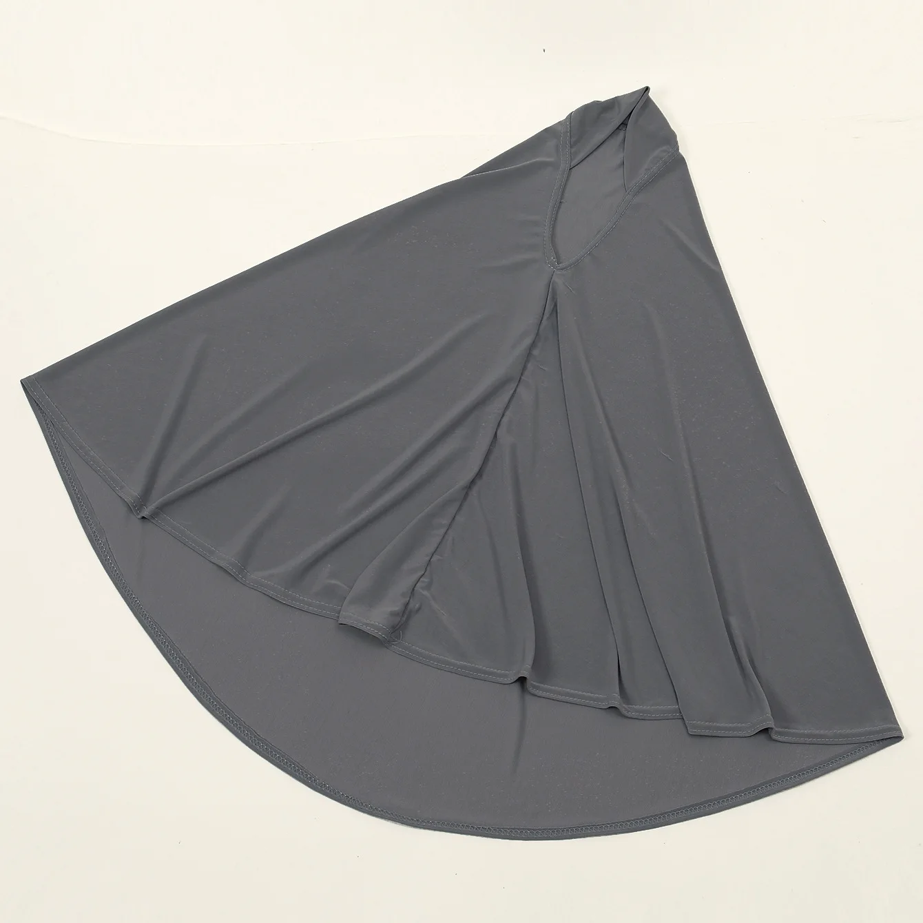 Moslim dunne sjaal, Maleisische hoofddoek, kristallen linnen effen kleur basissjaal, ademend, vergrote versie, zonnescherm, dames sluier sjaal