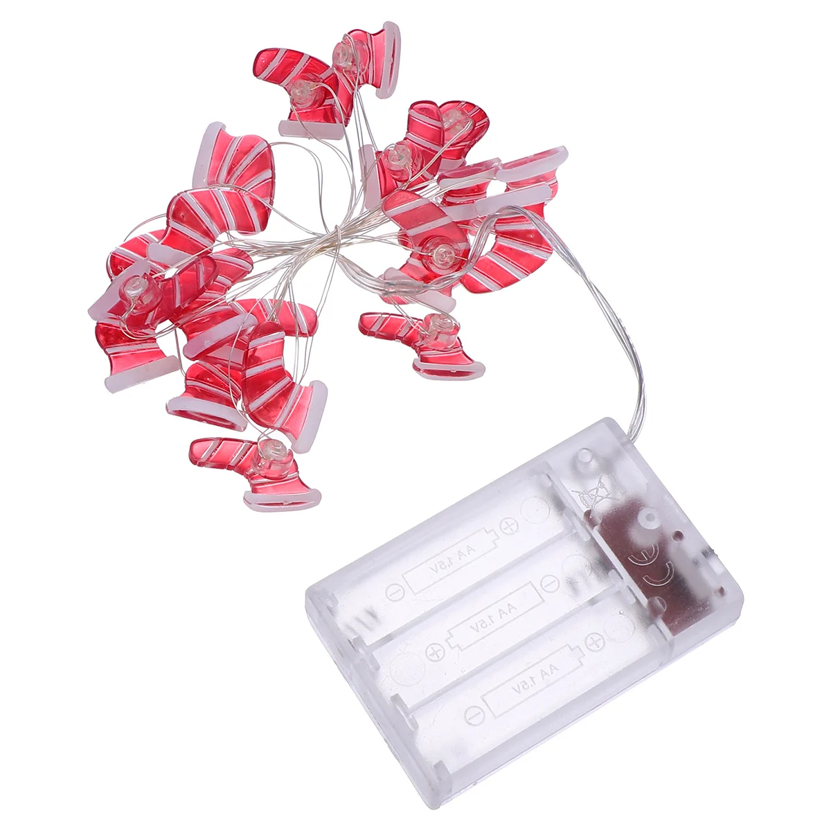 20leds forma de meia luzes de natal fio cobre led decoração para casa festa de jardim ao ar livre ip42 à prova dip42 água decoração do feriado