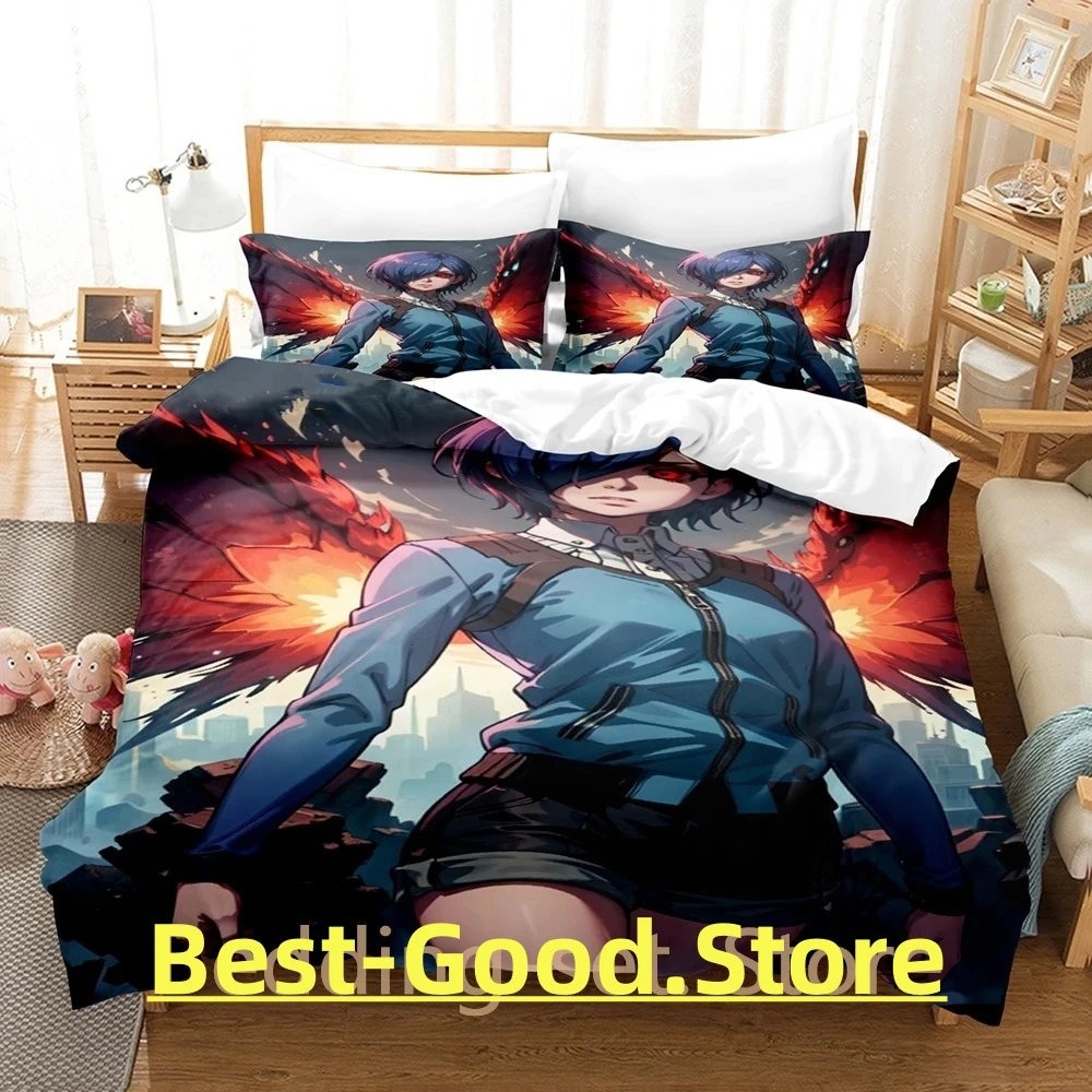 

Tokyo Ghoul Touka Kirishima Bedding Set Single Twin Full Queen King Size Bed Set Adult Kid Bedroom Duvet cover Sets Anime Bed