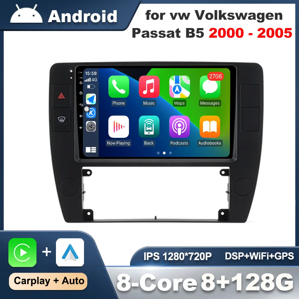 

Car Video Multimedia Player GPS Navi 9 '' For vw Volkswagen Passat B5 2000 2001 2002 2003 - 2005 HD Touch Screen Android OS WiFi