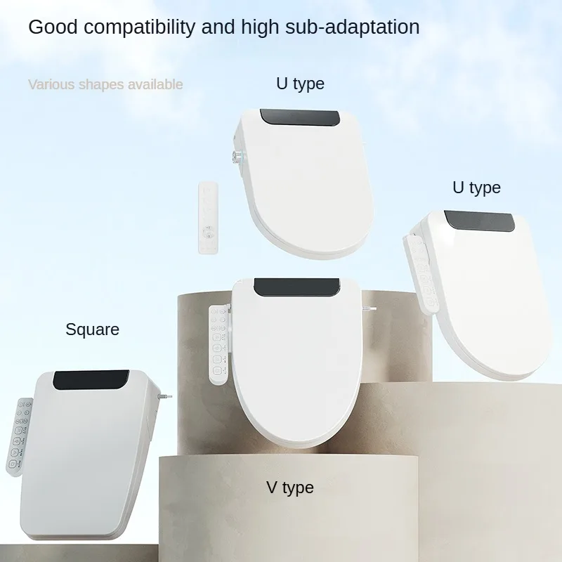 Assento Sanitário Inteligente Automático com Bidê Integrado, Formato Quadrado e Material Plástico - Oferta Competitiva