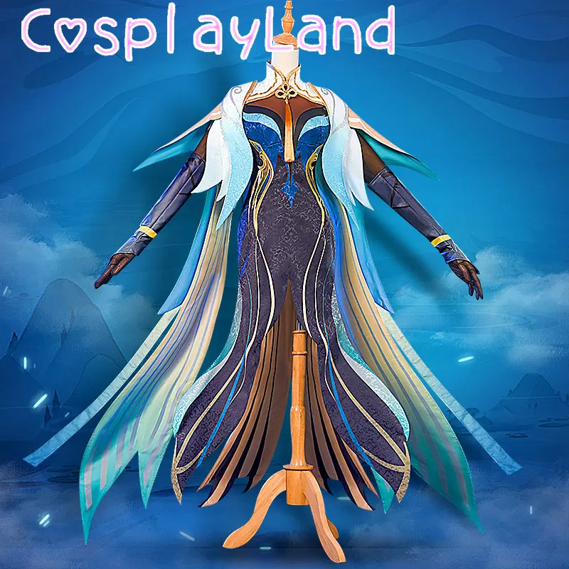 

Cloud Retainer Cosplay Game Genshin Impact Cosplay Cloud Retainer Cosplay Costume Plus Size Women Dress Role Play Suit