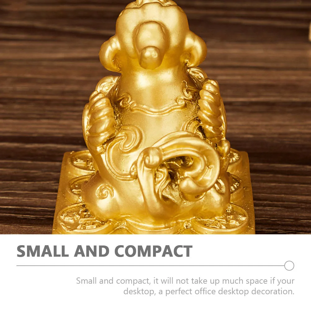 

Resin Mythical Animal Ornaments Resin Craft Desktop Decor Fortune Crafts Housewarming Gift Stylish Adorable Design