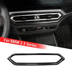 Carbon Fiber Air Conditioning Outlet Vent Frame Cover For BMW 2 3 Series G20 G28 G42 G80 G87 Car Dashboard AC Ventilation Trim