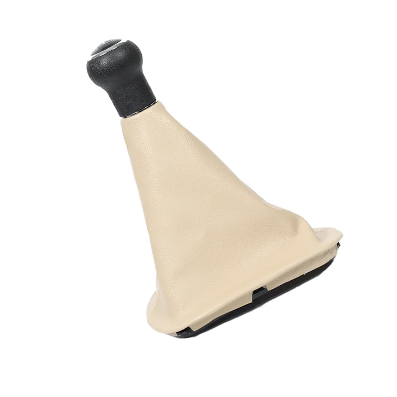 Suitable for Volkswagen PassatB5 Beige Leather Dust Cover Gear Shift Handball Set Gear Lever Automotive Parts Gear Lever 6