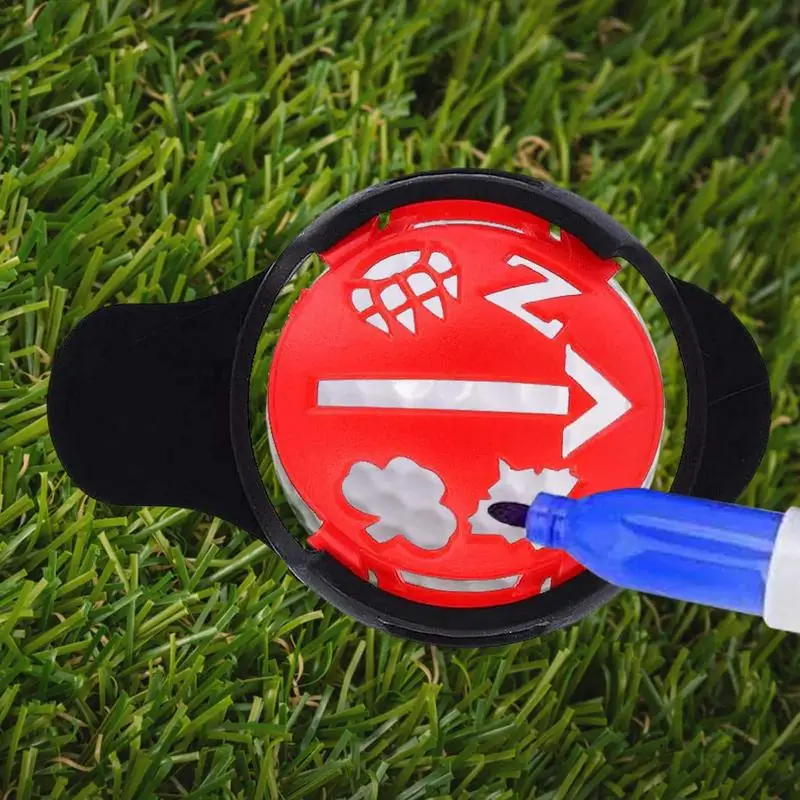 Golfball marker langlebiger und wieder verwendbarer Golfball schreiber r Golfball schreiber r Markierung schablone Zeichnung ausrichtung werkzeug mit Markierung