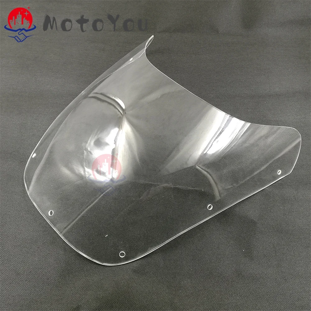 For Yamaha 1987 1988 TZR250 1KT Windshield Windscreen Clear/Black Motorcycle 87 88 TZR 250 Wind Touring Screen Sun Visor