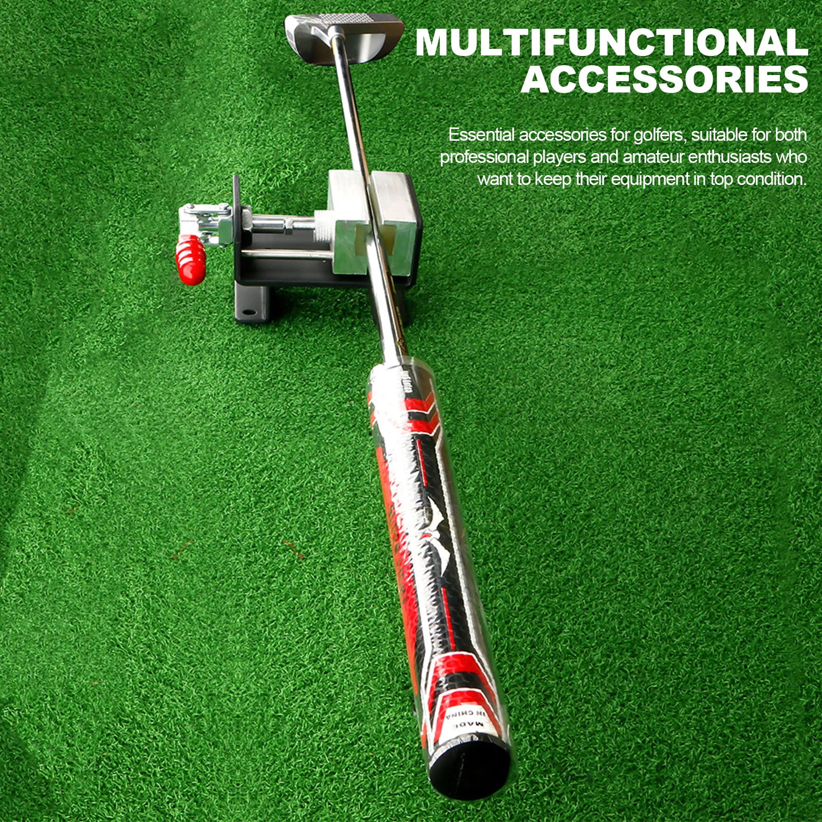 أداة استبدال قبضة الجولف من ملزمة نادي الجولف، مشبك عمود نادي الجولف، مجموعة أدوات إزالة نادي الجولف لورشة عمل المنزل