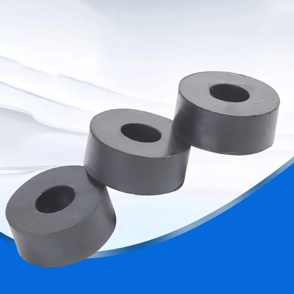 وسادة تخميد مطاطية مستديرة/غسالة تخميد لفائف المروحة/وسادة مطاطية ممتصة للصدمات وعازلة للصوت غسالة قدم OD 90 مللي متر-140 مللي متر