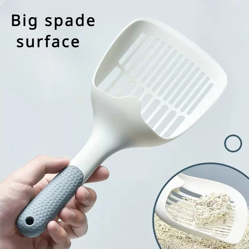 Cat Litter Scoop Plastic Cat Litter Shovel With Base Self Cleaning Cat Litter Shovel Kitten Toilet Clean Tools Pet Poop Shovel