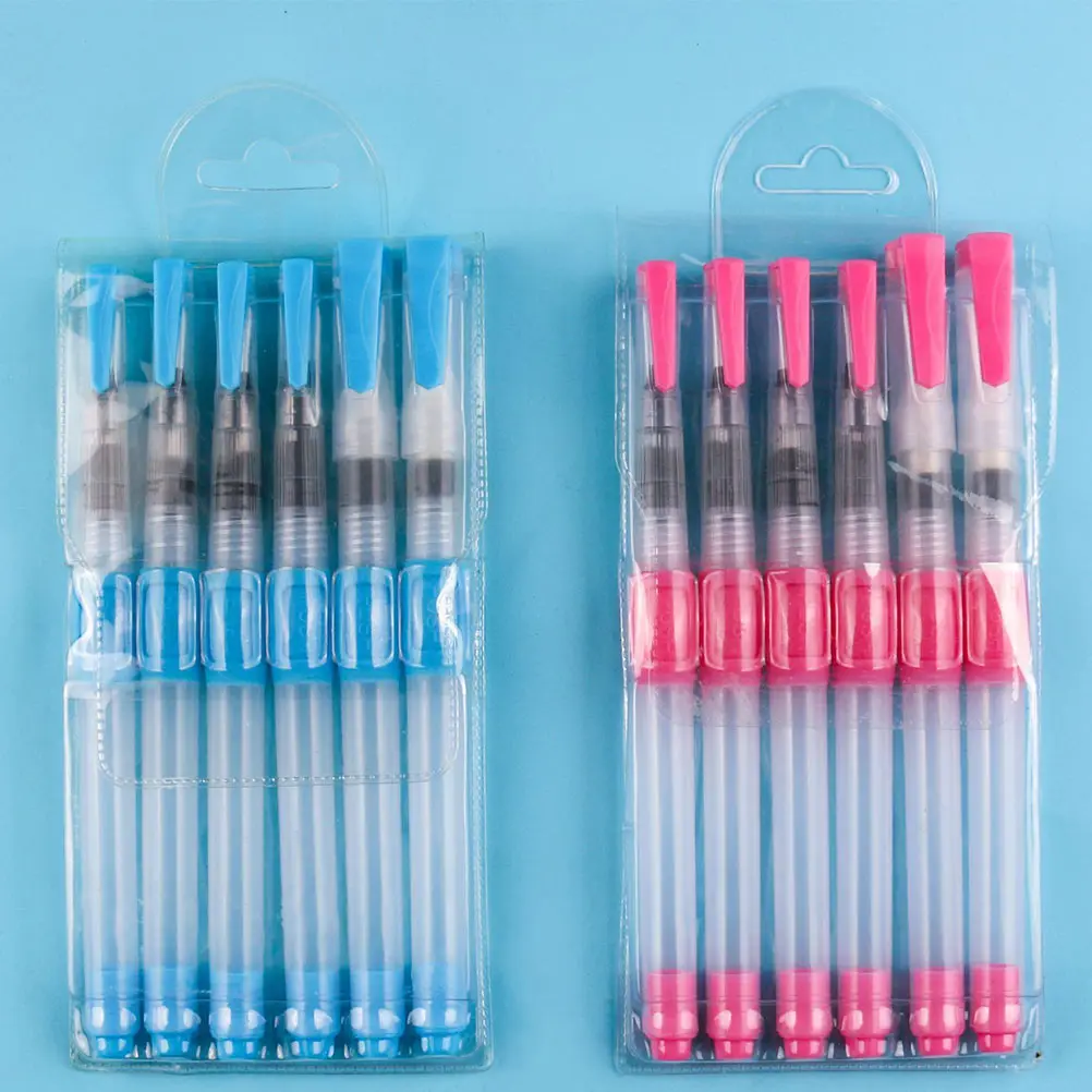 

Watercolor Pen Set Storage Plastic Calligraphy Painting Coloring Drawing Pens for Artists Watercolor Brush Kit