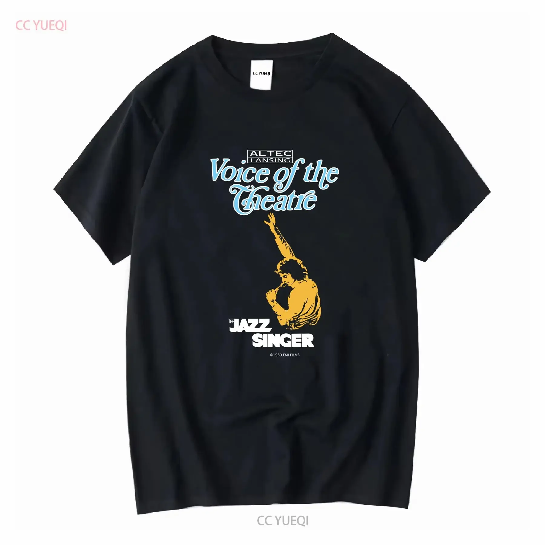 80s The Jazz Singer Movie Neil Diamond Musical Altec Lansing Voice Theatre T Shirt Medium vintage Washed streetwear Versatile