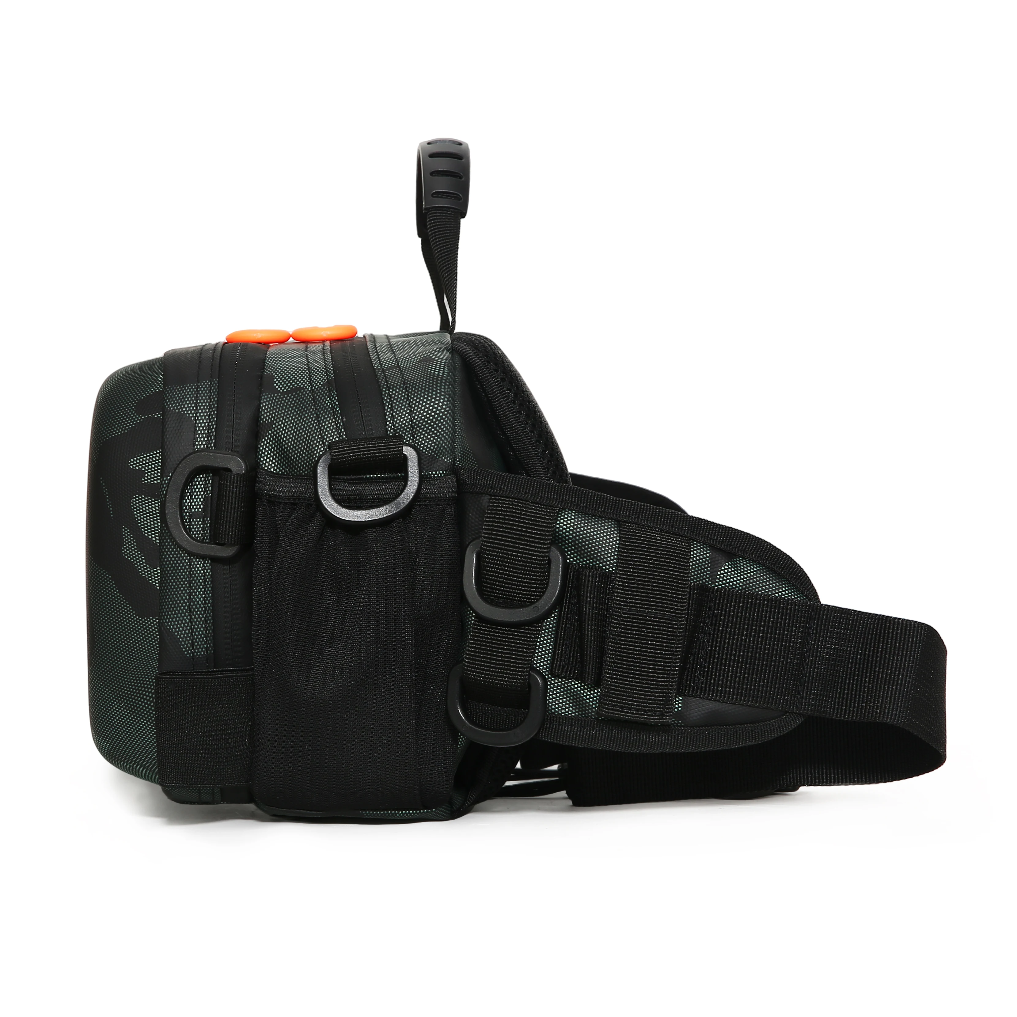 Lure Bag Fishing Gear Bag Multi-Functional Waist Bag Cross-Body Bag Large Capacity Fishing Rod Bag