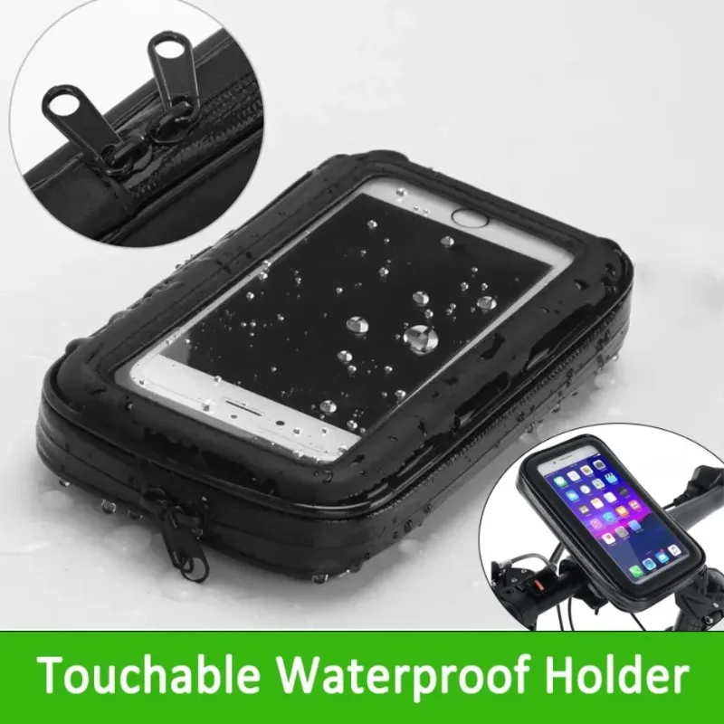 

Новый водонепроницаемый держатель для телефона на велосипеде, чехол для телефона на руль велосипеда, сенсорная сумка для iPhone 17, 16, 15, 14, 13, крепление для телефона Samsung